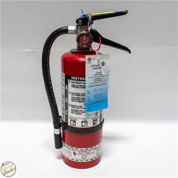 FULLY CHARGED 5LB FIRE EXTINGUISHER