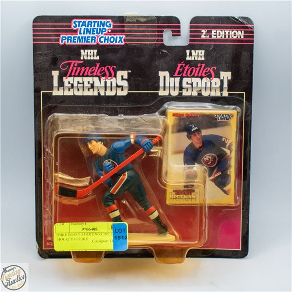 MIKE BOSSY STARTING LINE UP HOCKEY FIGURE