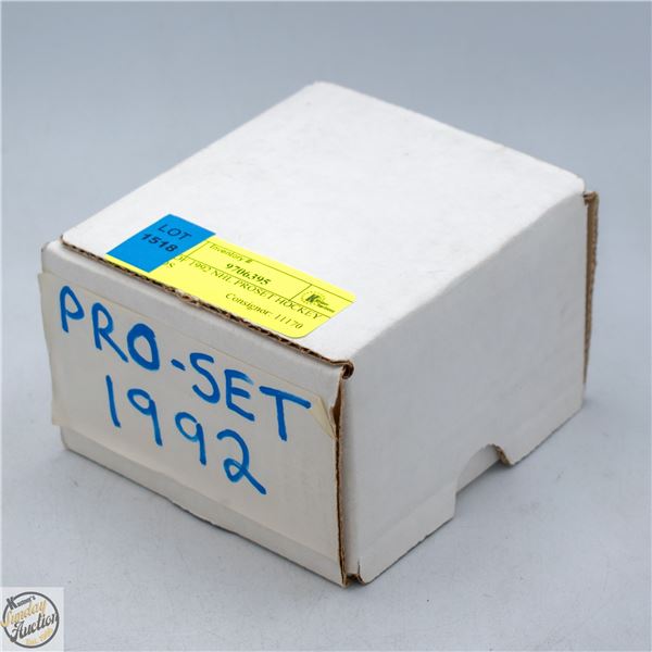 BOX OF 1992 NHL PROSET HOCKEY CARDS