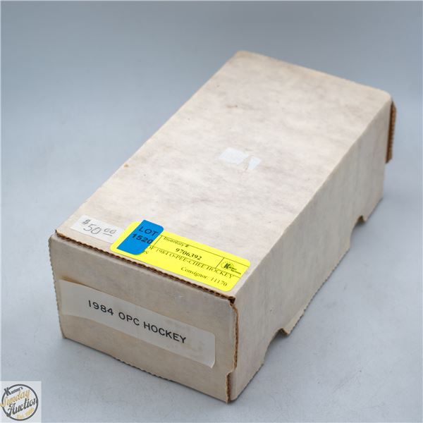 BOX OF 1984 O-PEE-CHEE HOCKEY CARDS