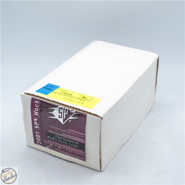 BOX OF 2001 SPX HOCKEY CARDS