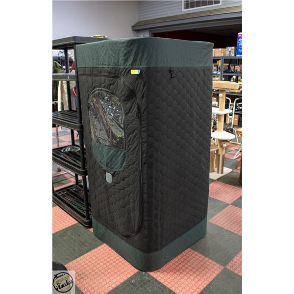 NEW HOMEDICS PERSONAL SAUNA WITH STOOL/STORAGE