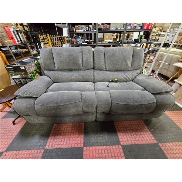 ELECTRIC RECLINER SOFA CHARCOAL GREY IN COLOUR