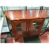 Image 1 : VINTAGE SMALL CURIO CABINET 40"X30"X21"