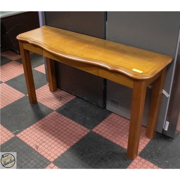 VINTAGE SOFA/ENTRY TABLE- 52" X 30" X 18"