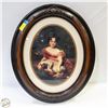 Image 1 : VINTAGE PORTRAIT OF MISS JULIA BEATRICE PRINT FRAM