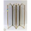 Image 1 : VINTAGE BRASS FIRE PLACE SCREEN