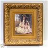 Image 1 : VINTAGE FRAMED PRINT "TWO SISTERS" BY R.E MORRIS