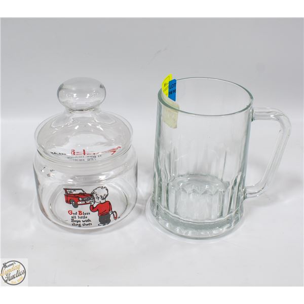 1993 CRYSTAL GLASS LIDDED MADE IN FRANCE