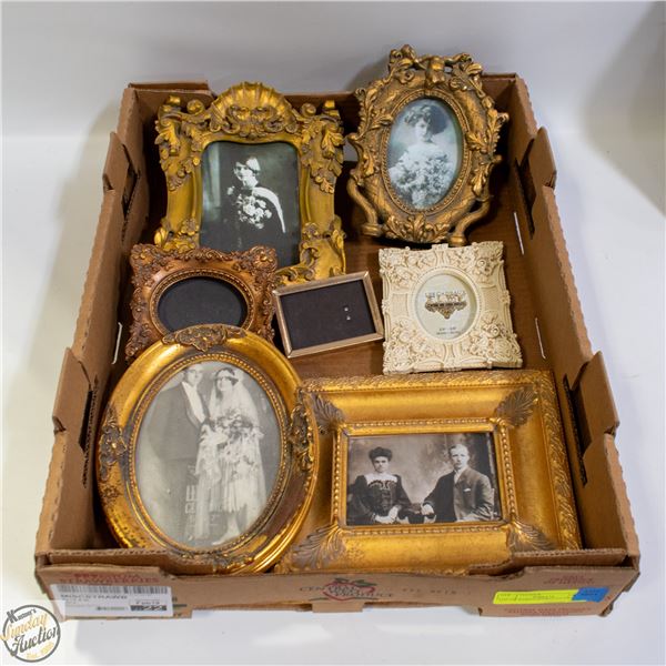 LOT OF VARIOUS ORNATE FRAMES