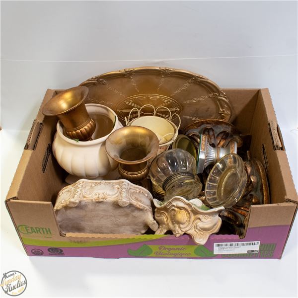 LOT OF VARIOUS ESTATE DÉCOR