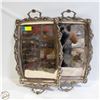 Image 1 : 2 VINTAGE SILVER PLATED SERVING TRAY