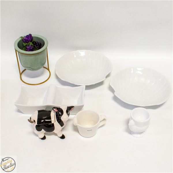 KEITH BRYMER MILK DISPENSER + ROOSTER/