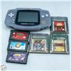 Image 1 : GAME BOY ADVANCE CONSOLE WITH 6 GAMES