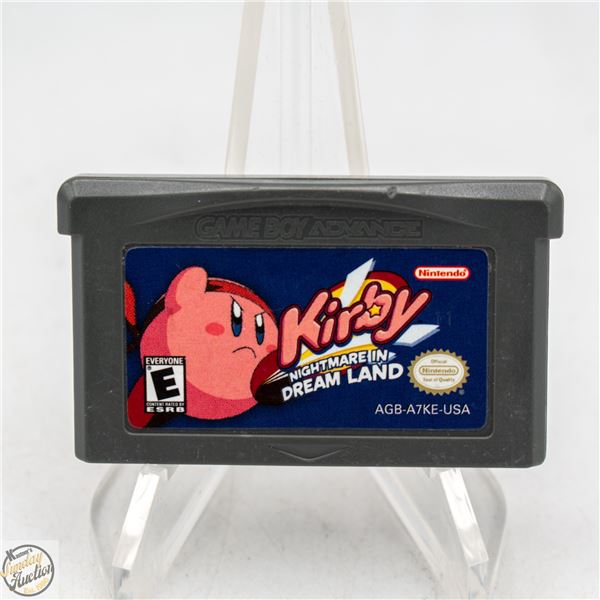GAME BOY ADVANCE KIRBY NIGHTMARE IN DREAMLAND