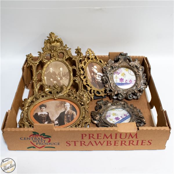 LOT OF VARIOUS VINTAGE VICTORIAN ORNATE FRAMES