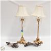 Image 1 : 2 VICTORIAN STYLE LAMPS 20"