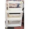 Image 1 : VINTAGE PLASTIC SHELF/ORGANIZER- LOT OF 2