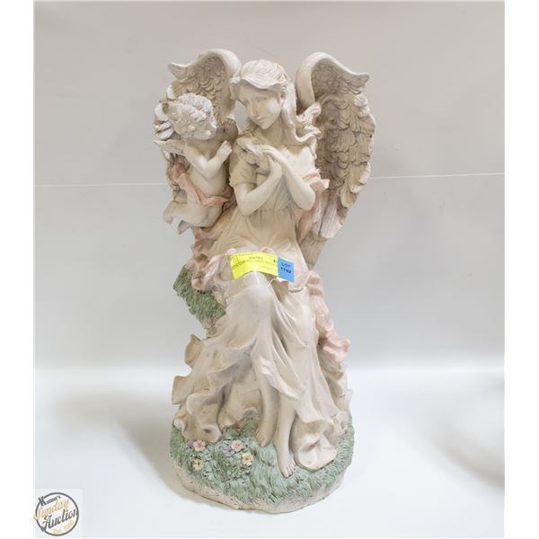 RESIN GARDEN ANGEL SCULPTURE