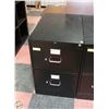 Image 1 : BLACK 2 DRAWER FILE CABINET