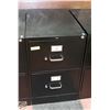 Image 1 : BLACK 2 DRAWER FILE CABINET