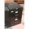 Image 1 : BLACK 2 DRAWER FILE CABINET