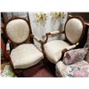 Image 1 : 2 VINTAGE ORNATE ARMCHAIRS VICTORIAN STYLE