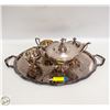 Image 1 : FORBES E.P SILVER TEA SET WITH TRAY MADE IN