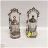 Image 1 : 2 VINTAGE PICKLE JARS THE ACME SILVER CO CANADA