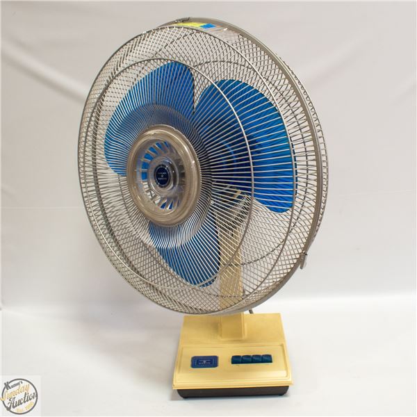 VINTAGE SANYO SUPERIOR TABLE FAN 27"