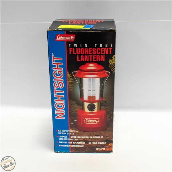 COLEMAN TWIN TUBE FLUORESCENT LANTERN