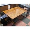 Image 1 : SOLID WOOD COFFEE TABLE (WAS PREVIOUSLY RESTORED)