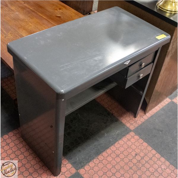 METAL SMALL DESK 2 DRAWER 27"X30"17"