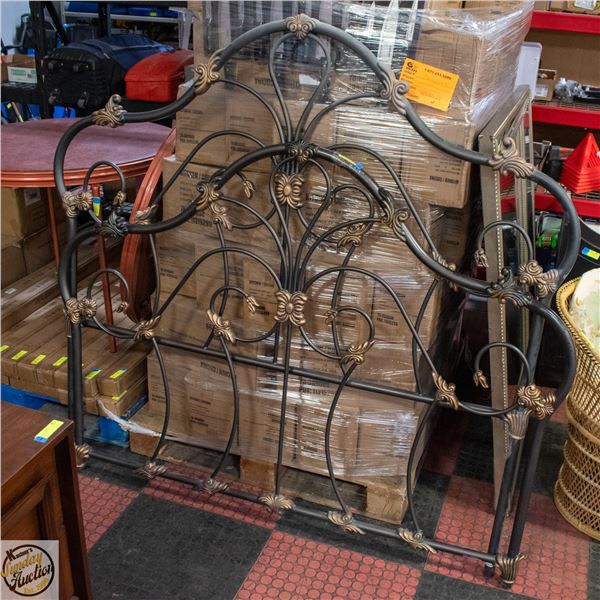 METAL ORANATE METAL BED FRAME SIZE DOUBLE