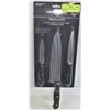 Image 1 : NEW CUISINART 3PC KNIFE SET, INCL: 8" CHEF KNIFE,