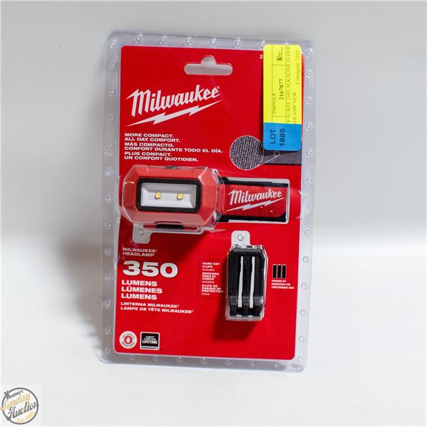 MILWAUKEE 2103 ALKALINE FLOOD HEADLAMP NEW