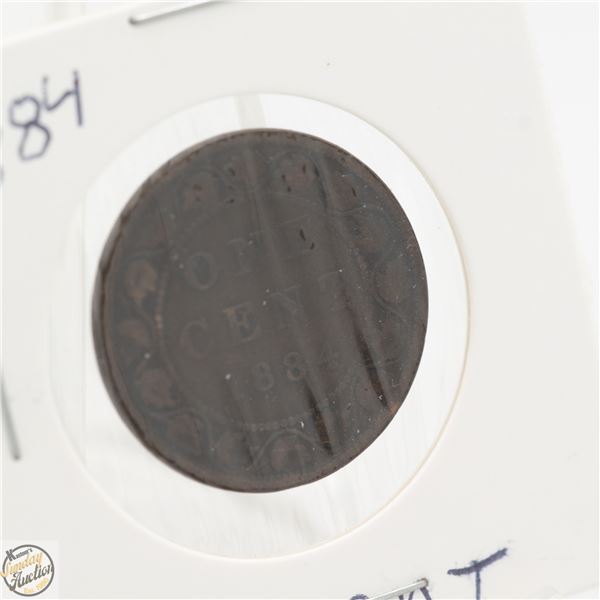 1884 ONE-CENT LARGE PENNY