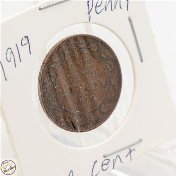 1919 LARGE PENNY ONE-CENT