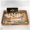 Image 1 : BOX OF CANADIAN & WORLD COINS AND