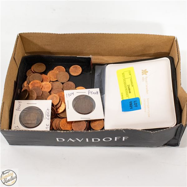 BOX CANADIAN PENNIES