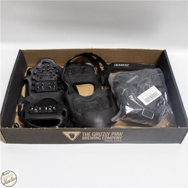 2 NEW ICE CLEATS SZ L/XL