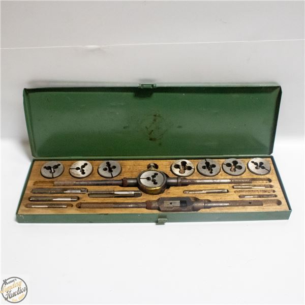 HEAVY DUTY TAP & DYE SET IN GREEN CASE