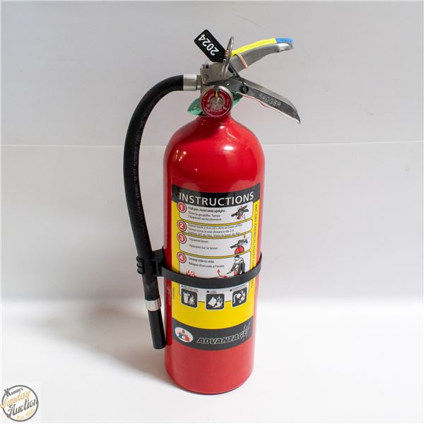 FULLY CHARGED 5LB FIRE EXTINGUISHER