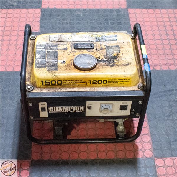 1500 WATT CHAMPION GENERATOR