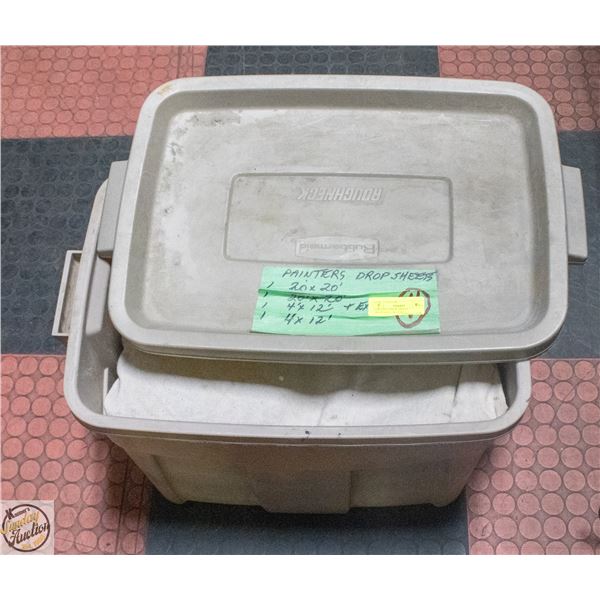 PAIR OF STORAGE TOTES