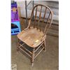 Image 1 : ANTIQUE FARMHOUSE BOW BACK CHAIR