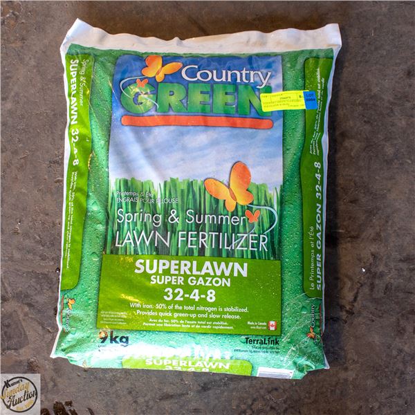 COUNTRY GREEN 32-4-8 LAWN FERTILIZER W/IRON