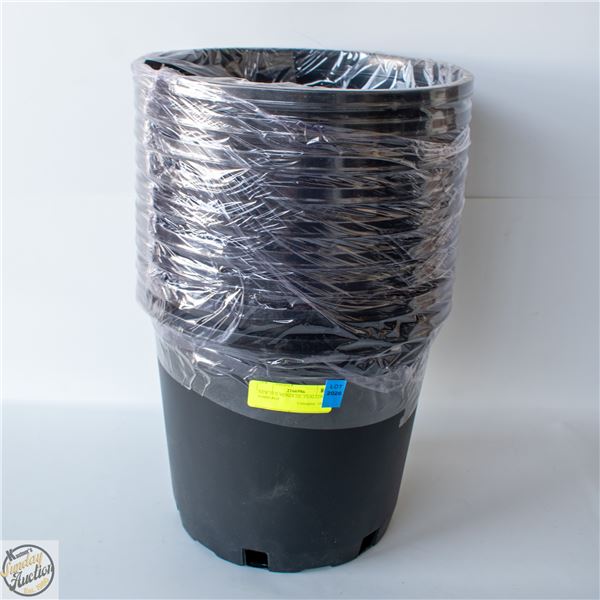 NEW 9 X MONDI 12L 3 GALLON HARD POT