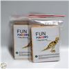 Image 1 : 2 WIND UP T-REX DINOSAURS WOODEN CRAFT KITS