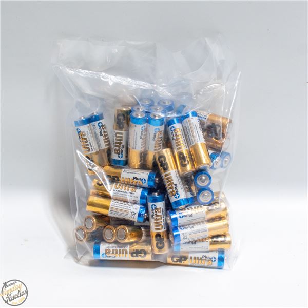 25 X 2 AA ALKALINE BATTERIES 50 TOTAL